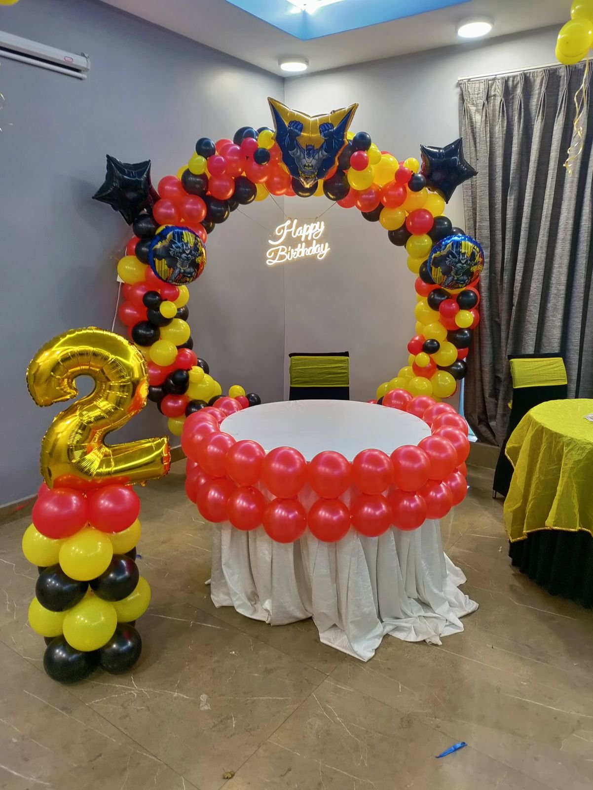 birthday decoration with ring neone - Image 2