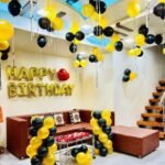 Best birthday room decoration in Gurgaon with balloons and lights