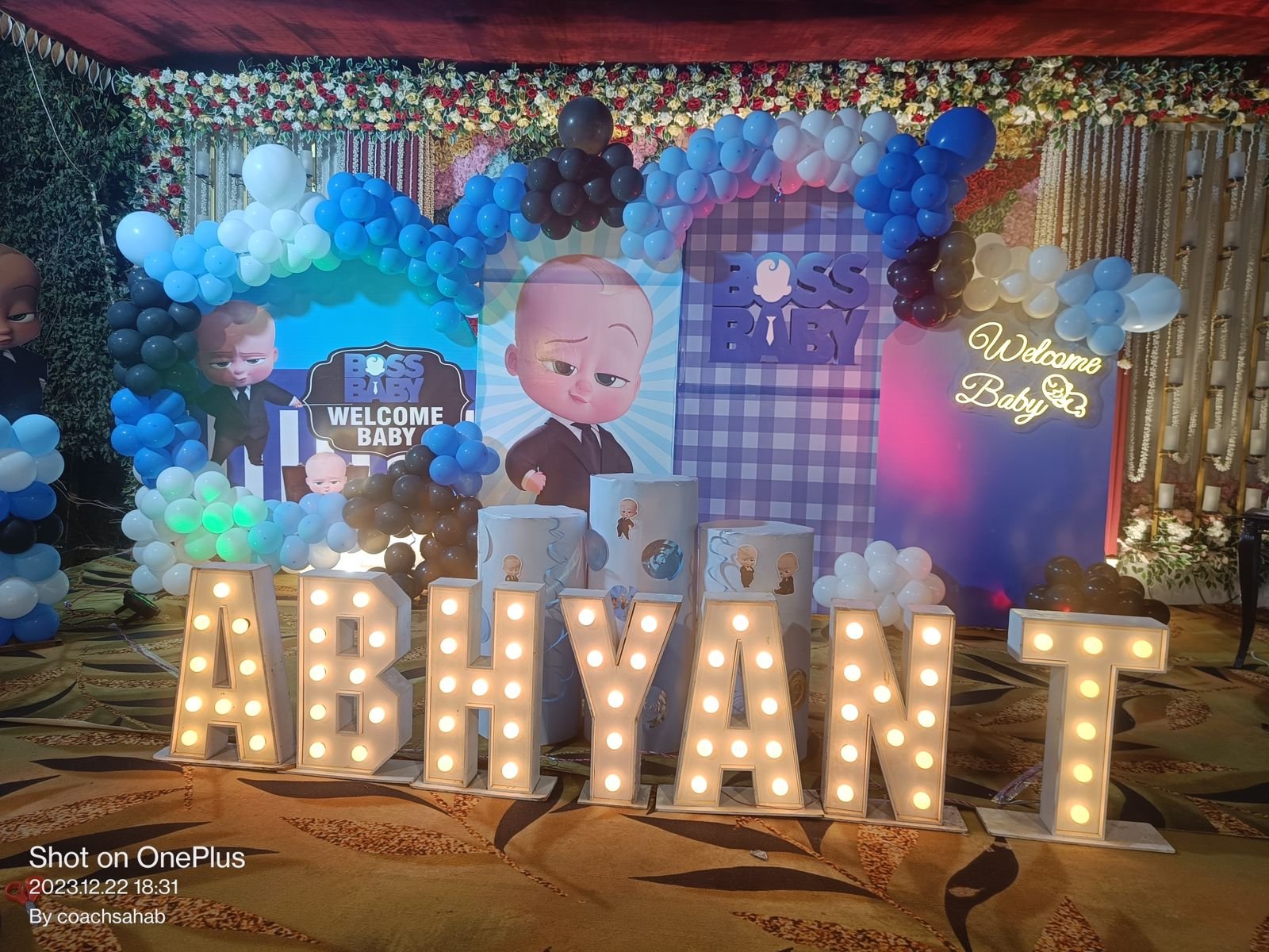birthday party decoration and all